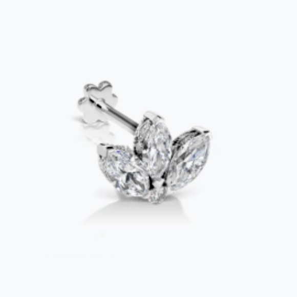 Maria Tash Jewelry - Maria Tash Lotus Stud 3mm